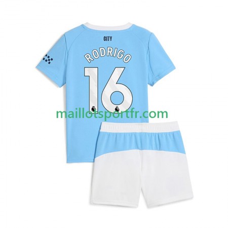 Maillot de Foot Manchester City Rodrigo Hernandez 16 Enfant Domicile 2025/26
